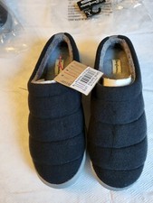 Men's Dearfoams Andre Sport Lounge Clog Slippers L 11-12  Black