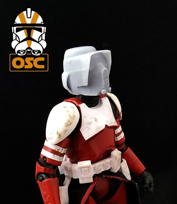Star Wars 1/12 Clone Scout Trooper Helmet Black Series Bandai