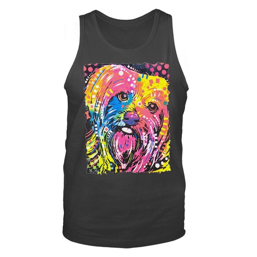 Camiseta sin mangas Yorkie Love Animals perro mascota broma divertida humor humor humor novedad gráfica - Imagen 3 de 8