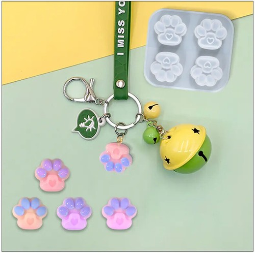 Silicone Dog Cat ID Tag Resin Casting Mold Pet Pendant Keychain Craft Mould AU - Picture 8 of 17