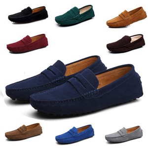 suede driving loafers