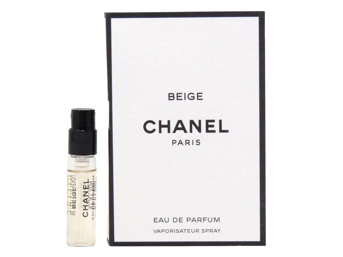 CHANEL BEIGE EDP 1.5ml .05fl oz x 1 PERFUME SPRAY SAMPLE VIAL