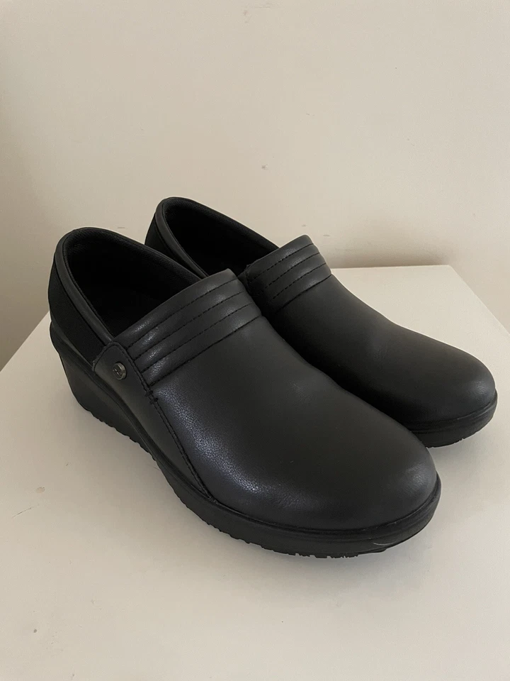 Туфли-сабо Infinity от Cherokee униформа рабочая одежда обувь без шнуровки черные размер 9 - Изображение 2 из 4