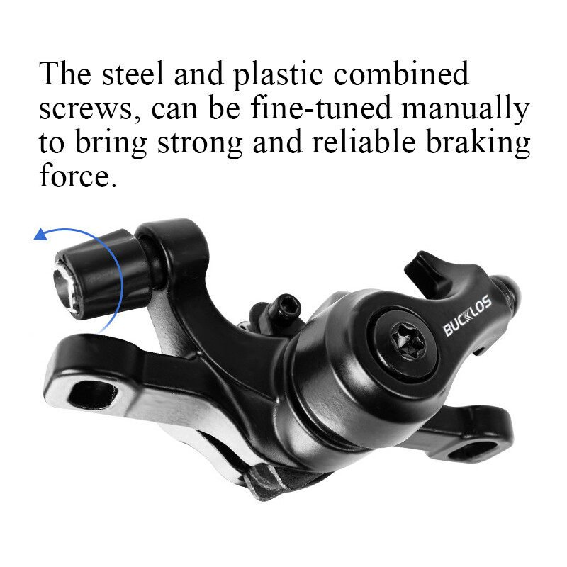 BUCKLOS Mechanical Disc Brake Caliper Front Rear IS/PM 160 MTB/BMX Bicycle Part eBay