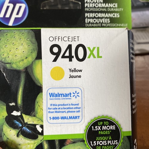 New Unopened Genuine HP OFFICEJET PRO 940XL Yellow Ink Cartridge Date: 11/2016 - Picture 4 of 5