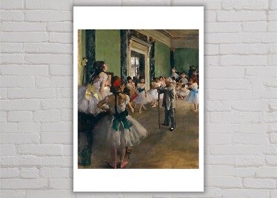 Degas The Dance Class Ballett Fine Art Print Poster Galerie Wandbild Ballettkunst