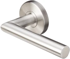 INOX RA107L462-32D Frankfurt Privacy Door Lever Set in Satin Stainless Steel