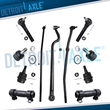 4WD 4x4 Front Upper & Lower Ball Joint Tie Rod kit for 1998 1999 Dodge Ram 1500