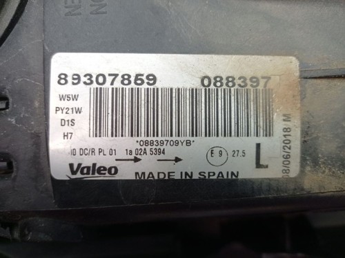 Scheinwerfer Xenon links für VW TOUAREG (7L6, 7L7, 7LA) 2.5 R5 TDI 89307859 - Bild 9 von 10