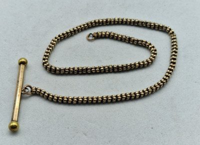 Rare Antique Unusual Matel Pocket watch chain 7.2 g. /I017