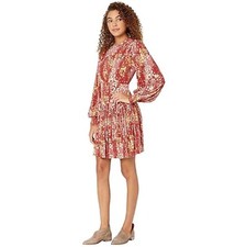 Free People Women's Heartbeats Mini Red Size M Long Sleeve