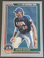 2022 Panini Stars & Stripes USA Base #58 Jayden Hylton - 18U National Team