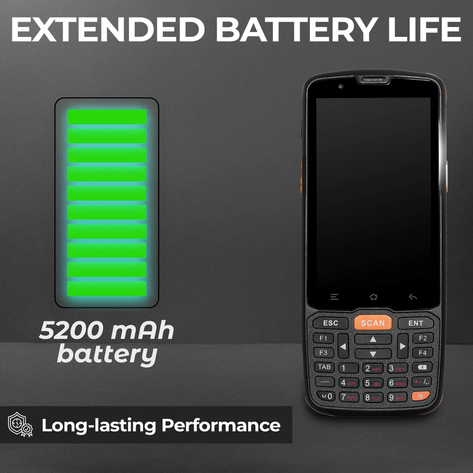 POSSAFE Mobile Data Terminal PDA Handheld Android with 1D 2D Barcode Scanner - Image 4 of 4