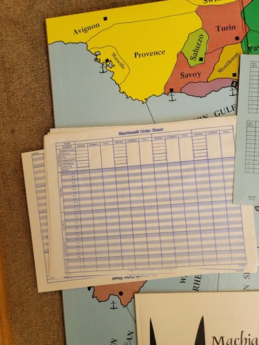 Avalon Hill MACHIAVELLI Combat & Politics in Renaissance Italy- 1980 complete - Picture 9 of 9