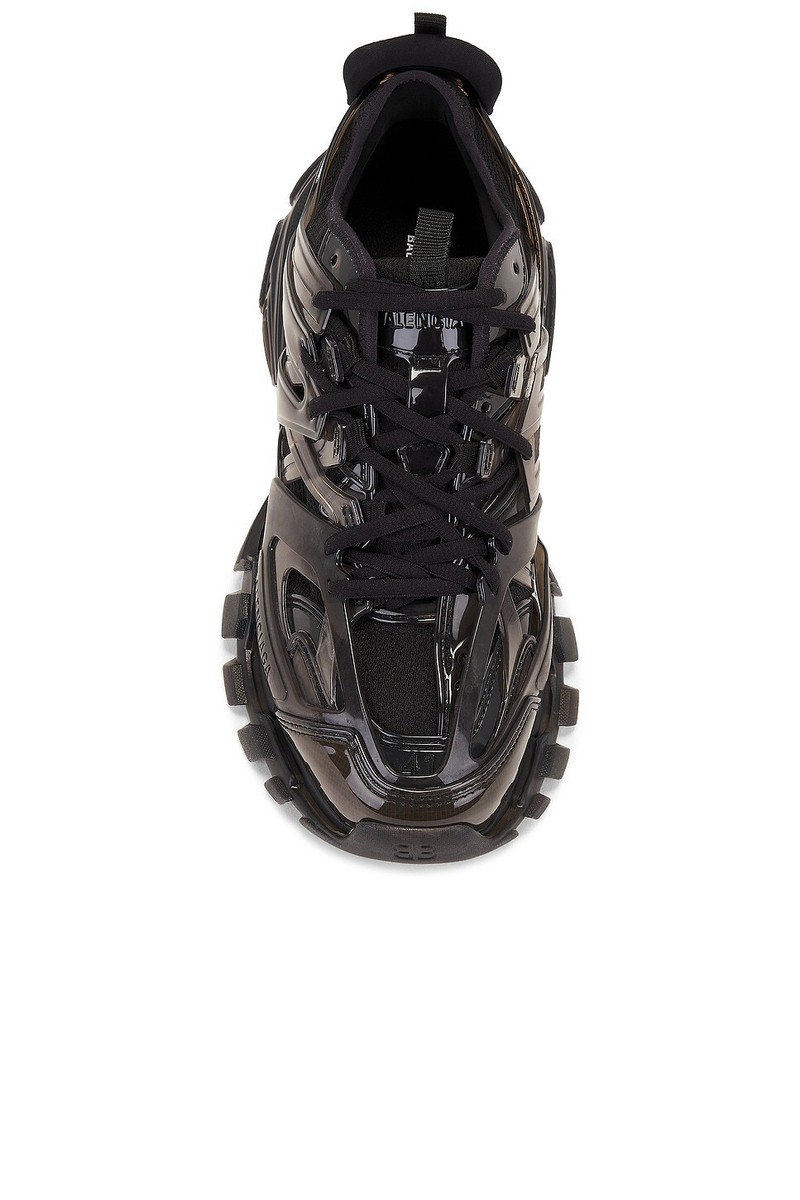 BALENCIAGA Track Jelly $1100 Black Sneakers New And