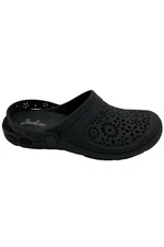 Zodiac Swivel Strap Clogs Flora Black