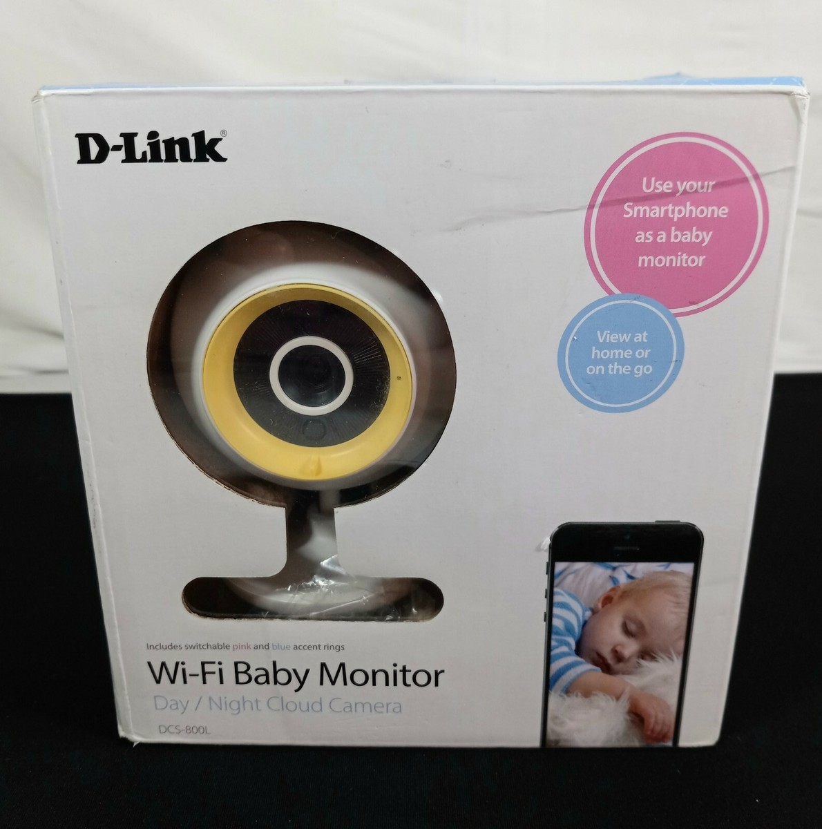 Link Dcs 800l Mydlink Baby Monitor New D-Link Wi-Fi Day/Night Baby