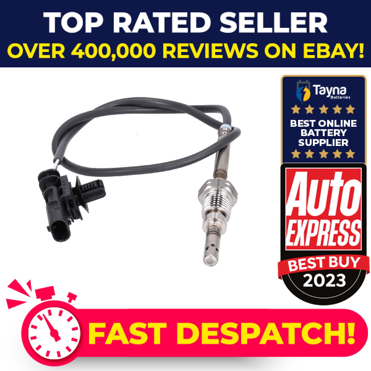 Exhaust Temperature Sensor fits ALFA ROMEO GIULIETTA 940 2.0D 10 to 20 55259913