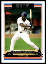 Carlos Delgado 2006 Topps Opening Day #125 Mets MLB READ FREE SHIP AutographDen