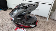 Ls2 Explorer Carbon Motorcycle Adventure Helm...