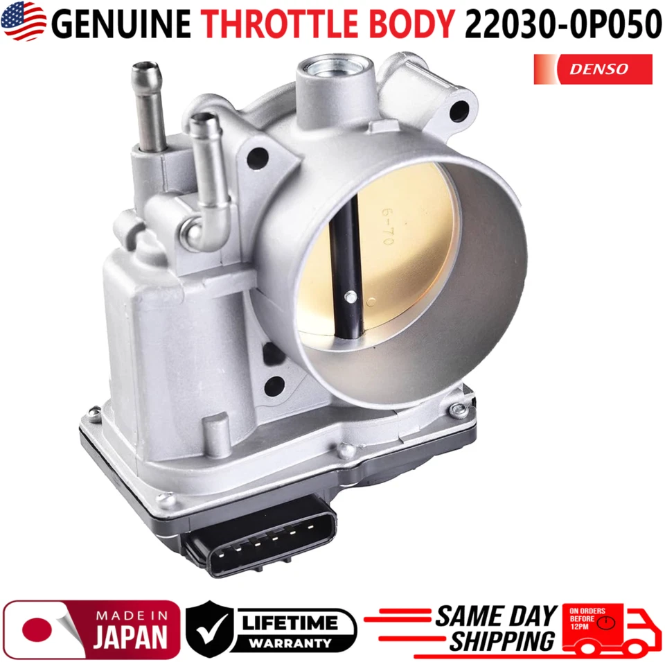 Оригинальный корпус дроссельной заслонки DENSO для Toyota Lexus 3,5 л V6 2005-2018 годов выпуска, 22030-0P050 - Изображение 2 из 4