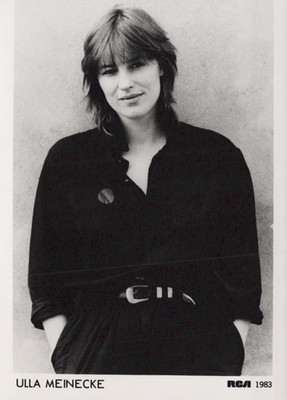 Ulla Meinecke Photograph Original Black And White Press Promotional RCA 1983