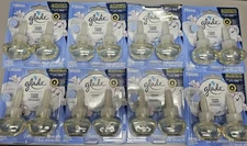 8 X GLADE 2ct Plugin Scented Oil Refill CLEAN LINEN 0.67 fl oz -total 16 refills