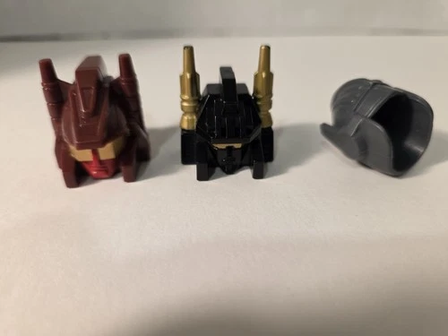 Transformers G1 Vintage Random Heads And Helmet Lot