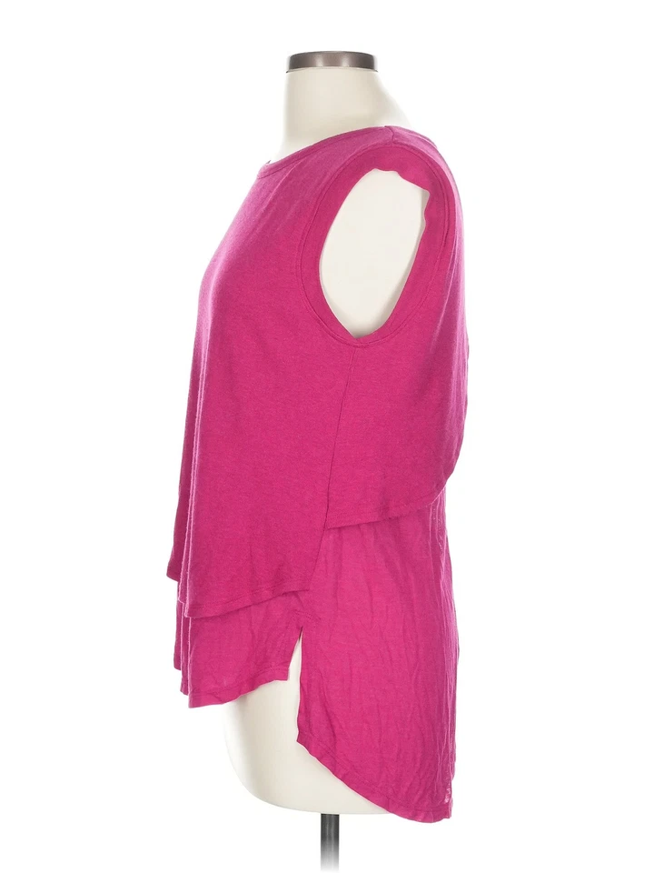 Colete suéter feminino HEATHER rosa G - Imagem 4 de 4