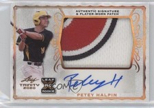 2020 Leaf Trinity Patch Auto Petey Halpin #PA-PH1 Patch Auto 1u6