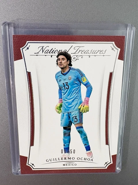 2018 Panini National Treasures FIFA World Cup Guillermo Ochoa Base /50