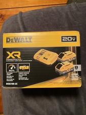 DEWALT 20V XR Powerpack 8.0ah Batteries  12amp Charger DCB2108-2C Date 2025 