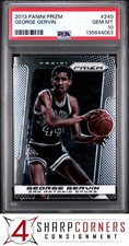2013 PANINI PRIZM #240 GEORGE GERVIN HOF POP 5 PSA 10