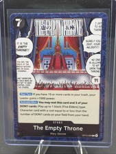 The Empty Throne OP13-099 Carrying On His Will: 3rd Anniversary Tournament Cards