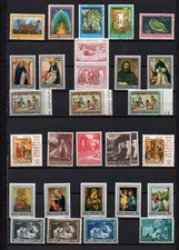Lot Briefmarken Vatikan Engel Jesus Maria Geburt Hirten Bibel Schöpfung Arche