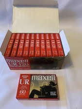 Lot of 11 Maxell Normal Bias Blank Audio Cassettes 7x120 Min; 4x60 Min Sealed