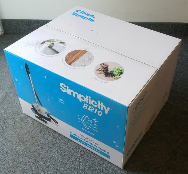 Simplicity Brio Dry Canister Vacuum, Indoor Heavy Duty BR10