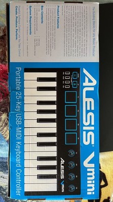 Alesis V Mini 25-Key USB MIDI Keyboard Controller W/ Drum Pads Music Production