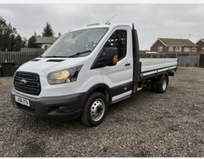 Ford Transit Drop Side White Van
