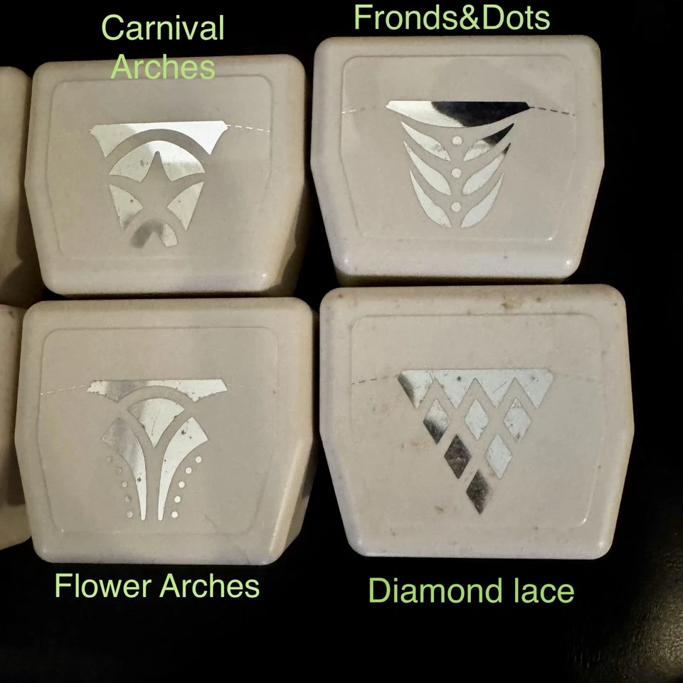 Martha Stewart Crafts Circle Edge Paper Punch Cartridges Set of 8 READ! - Image 2 of 4