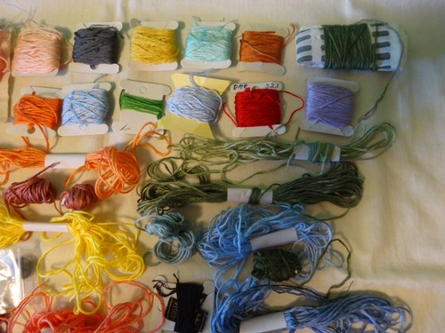COTTON EMBROIDERY THREADS : BULK LOT USED - Picture 3 of 5