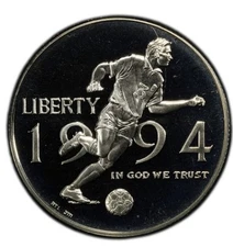 1994 P World Cup Soccer USA Half Dollar Proof Commemorative X-611