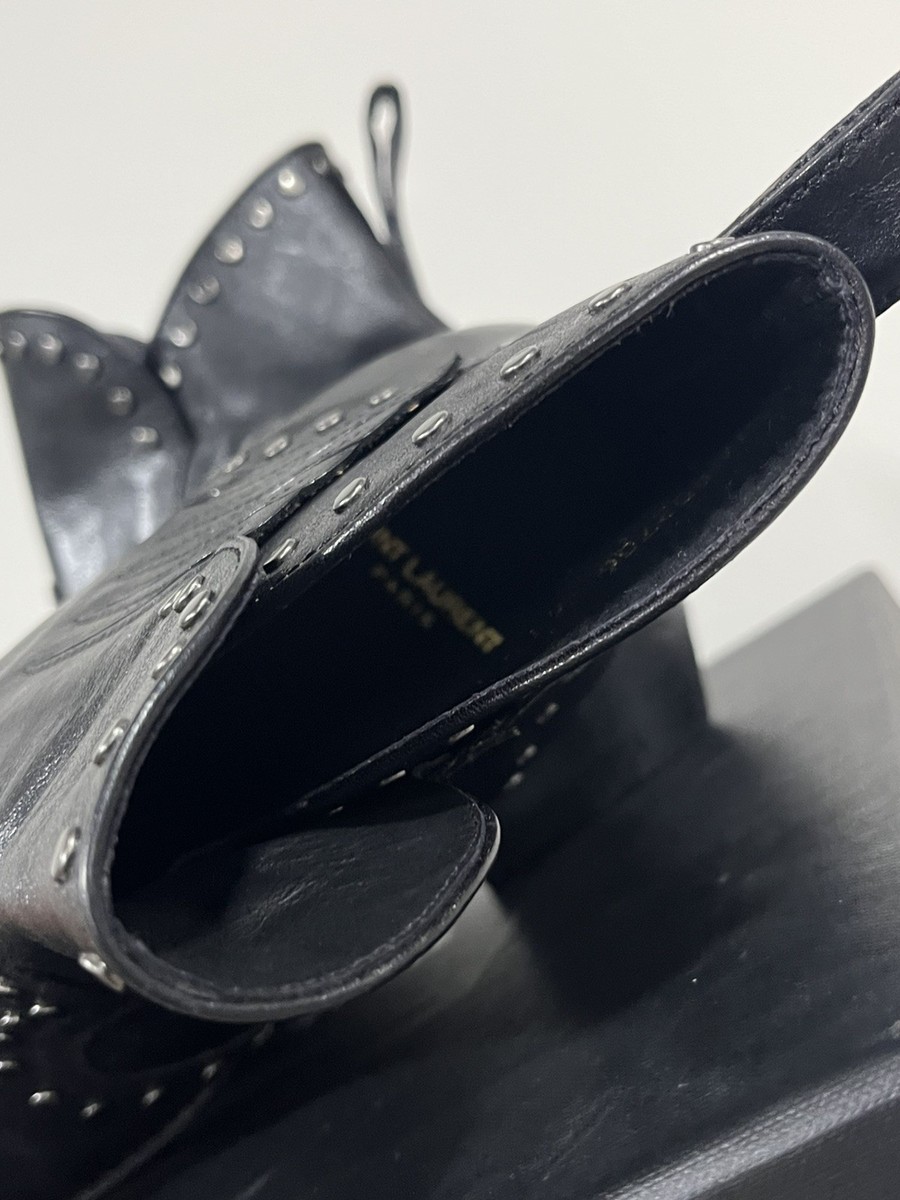 RARE Brand New YSL Saint Laurent Dakota Stud Boots 41.5 | eBay