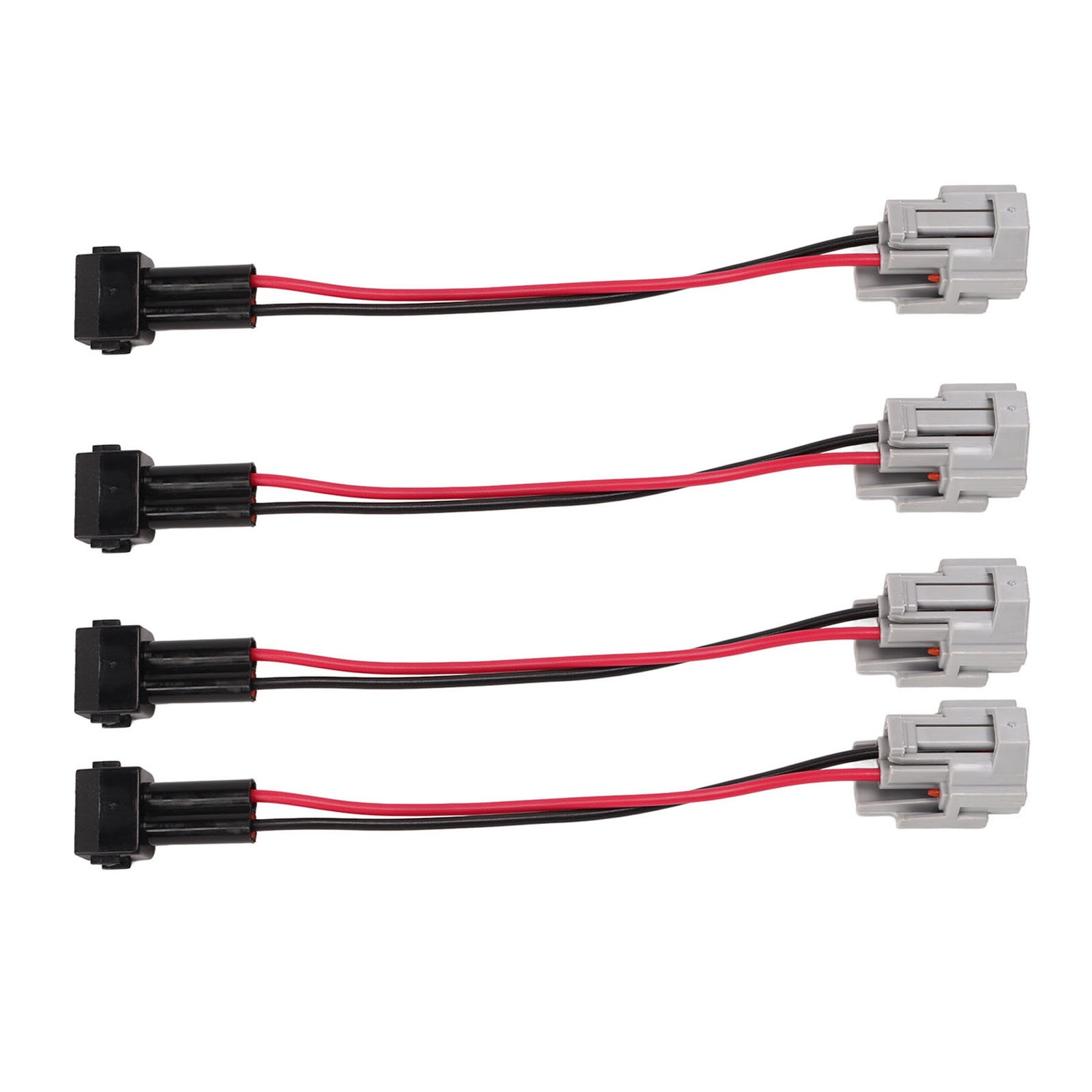 4pcs Fuel Injector Harness Adapter For Female-EV1 A Male Adapter Plug For