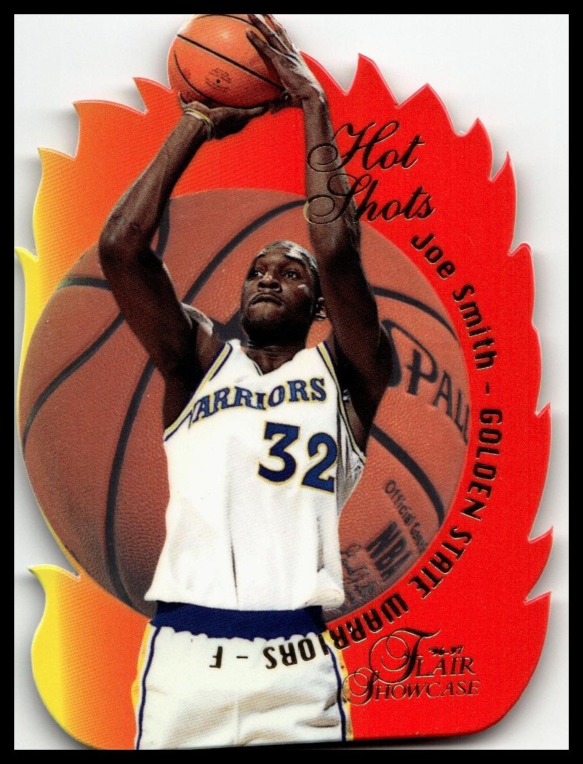Joe Smith 1996-97 Flair Showcase Hot Shots #14 Golden State Warriors