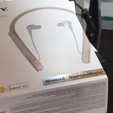 Sony WI-1000X Bluetooth Wireless ANC Hi-Res Neckband In-Ear Headphones Gold