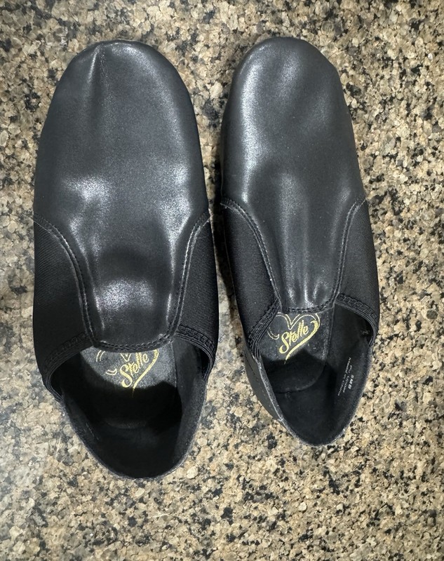 Stelle Black Slip-On Jazz & Hip Hop Dance Shoes Unisex Size 5MB MPN 5MB