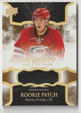 2017-18 BLACK DIAMOND EXQUISITE ROOKIE PATCH - SPECTRUM HAYDN FLEURY 07/25