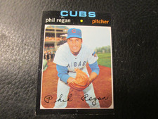 1971 TOPPS#634 PHIL REGAN CUBS EX+/EXMT BT#634