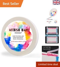 Professional Grade 0.6 Inch Artist Tape for Painting and Crafting - Waterproof